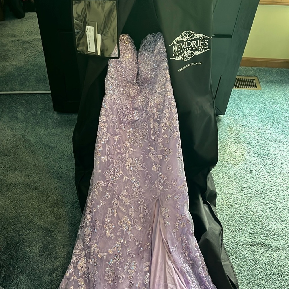 Purple prom dress